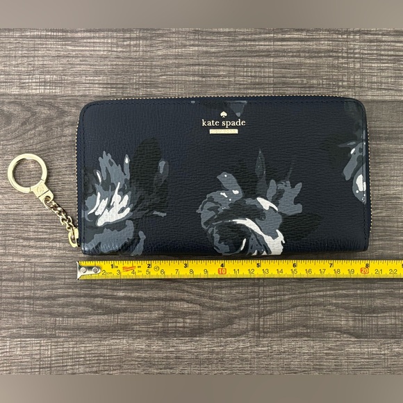 NWT Kate Spade ♠️ Briar Lane Night Rose Wallet - Picture 11 of 12